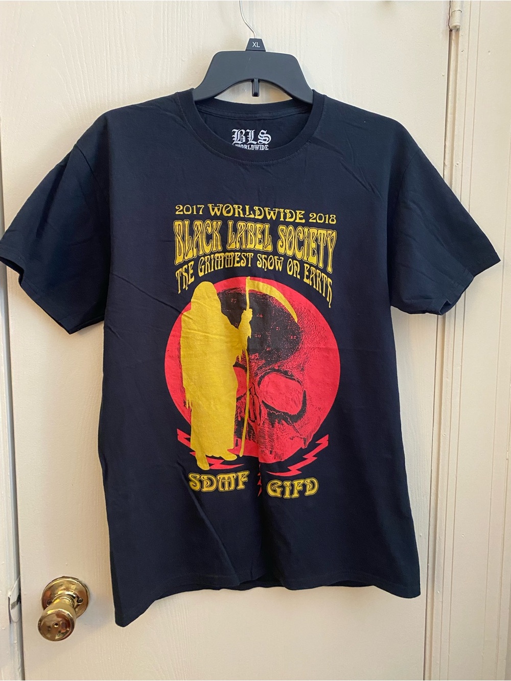 Black Label Society Concert T-Shirt, 2017/2018 The Grimmest Show On Earth
